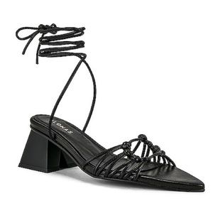 ALOHAS Mirage Sandal in Total Black